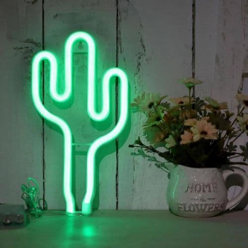 Lámpara LED colgante Cactus verde